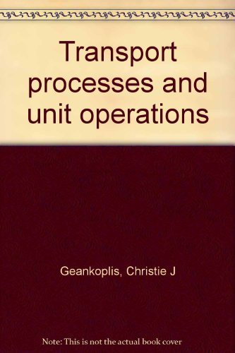 Transport processes and unit operations.