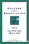 Culture and negotiation
