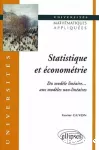 Statistique et économétrie : du modèle linéaire aux modèles non-linéaires