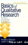 Basics of qualitative research