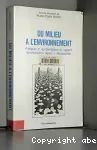 Du milieu à l'environnement