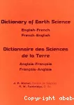 Dictionnaire des sciences de la terre. Anglais-Français, Français-Anglais