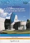 Vocabulaire de la production d'eau potable et du traitement des eaux usées