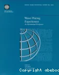 Water pricing experiences- An international perspective