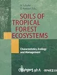 Soils of tropical forest ecosystems. Characteristics, ecology and management