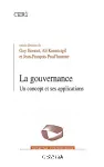 La gouvernance. Un concept et ses applications. Contenus et limites