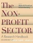 The non-profit sector. A research handbook