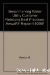 Benchmarking Water Utility, customer relations, Best practices