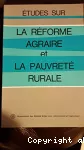 Etudes sur la réforme agraire et la pauvreté rurale