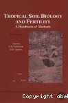 Tropical soil biology anf fertility : handbook of methods
