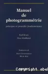 Manuel de photogrammétrie