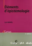 Eléments d'épistémologie