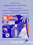 French-English horticultural dictionary, with English-French index