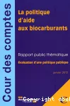 La politique d'aide aux biocarburants