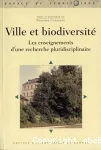 Ville et biodiversité