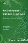 Environnement, discours et pouvoir