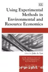 Using experimental methods in environmental and resource economics