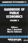 Handbook of public economics