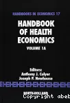 Handbook of health economics