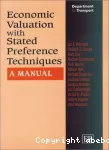 Economic valuation with stated preference techniques