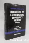 Handbook of experimental economics results