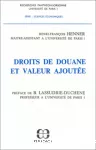 Droits de douane et valeur ajoutée