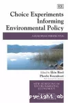 Choice experiments informing environmental policy