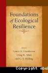 Foundations of ecological resilience