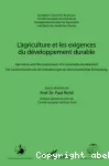 L' agriculture et les exigences du développement durable