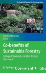 Co-benefits of sustainable forestry