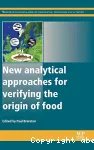 New analytical approaches for verifying the origin of food