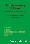 Lipids : structure and function
