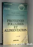 Protéines foliaires et alimentation