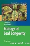 Ecology of leaf longevity.