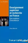 Enseignement supérieur et recherche en France