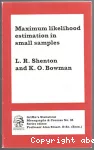 Maximum likelihood estimation in small samples