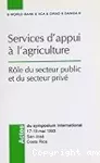 Services D'appui à l'agriculture