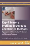 Rapid sensory profiling techniques and related methods