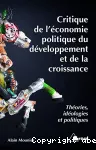 Critique de l'économie politique du développement et de la croissance