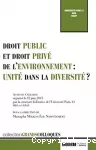 Droit public et droit privé de l'environnement : unité dans la diversité ?