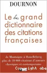 Le grand dictionnaire des citations françaises