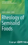 Rheology of semisolid foods