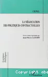 La négociation des politiques contractuelles