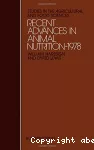 Recent advances in animal nutrition, 1978