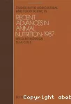 Recent advances in animal nutrition, 1987
