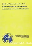 Book of abstracts of the 51th Annual meeting of the European association for animal production
