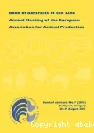 Book of abstracts of the 52nd Annual meeting of the european association for animal production