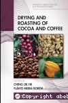 Drying and roasting of cocoa and coffee