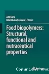 Food biopolymers: structural, functional and nutraceutical properties