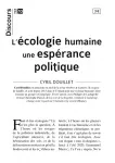 L'écologie humaine, une espérance politique